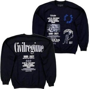 Civil Regime by Darc Sport Men's It's Not Over Crewneck Sweatshirt